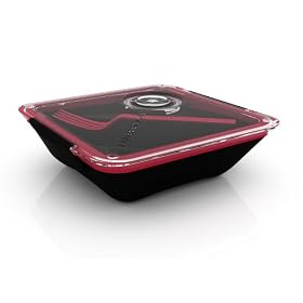 Black+Blum Lunch Box, Black and Red