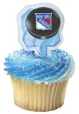 New York Rangers Cake Cupcake Toppers (12 Pack)
