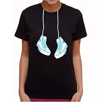 Hanging Hi Tops Womens T-shirt