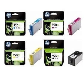 ORIGINAL HP 920XL SET 4 BLACK CYAN MAGENTA YELLOW INK