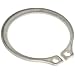 Standard External Retaining Ring, Tapered Section, Axial Assembly, PH15-7 Stainless Steel, Passivated Finish, 1/16" Shaft Diameter, 0.042" Thick, Made in US (Pack of 10)