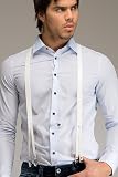 Diesel - Diesel Braces-Bis White Suspenders