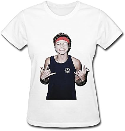 LMB Geek 5sos Ashton Irwin Tee - Women's T-shirt White Size M