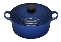 Le Creuset Cast Iron Round Casserole, Graded Blue, 18 cm