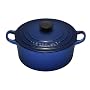 Le Creuset Cast Iron Round Casserole, Graded Blue, 18 cm