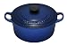 Le Creuset Cast Iron Round Casserole, Graded Blue, 18 cm