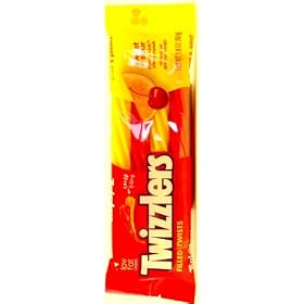 Twizzlers Sweet and Sour Filled Twists 53.8 g (Pack of 6)