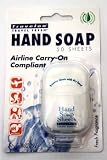 Travelon Hand Soap Toiletry Sheets, 50-Count