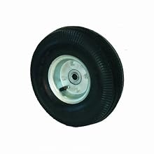 RWM Casters FN2 10" 4-Ply Full Pneumatic Hand Truck Wheel, 2-3/4" Width, 5/8" Axle, 500 lbs Capacity