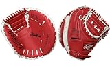 ＜ソフトボール/キャッチャーミット＞Rawlings 展示会限定 ボルダーフィールド レッド×ホワイト 2008後期モデル RS-98C-2301-L