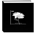 Pioneer 100 Pocket Fabric Frame Cover Photo Album, Deep Black