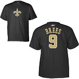 Reebok New Orleans Saints Drew Brees Name & Number T-Shirt