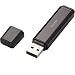 ELECOM USB�t���b�V�� NU 8GB PASS�Z�L�����e�B�@�\�t �u���b�N MF-NU2A08GBK