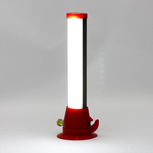Multi-function LED Smart Tube Flashlight Light Lamp + Vehicle Emergency Safety Hammer + Safety Belt Cutter + Portable Power Source for Cellphone --Color: Red