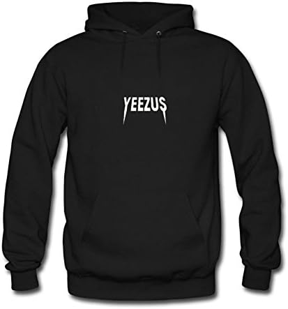 LJYZ Diy YEEZUS Long Sweatshirt Hoody for Mens M Black
