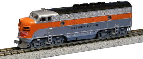 Kato USA Model Train Products EMD F3A #802A Western Pacific N Scale Train-image