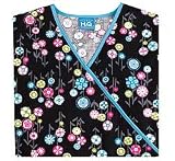Cherokee HQ Uniforms 100% Cotton Mock Wrap Scrub Tops-Assorted Styles XS-3X