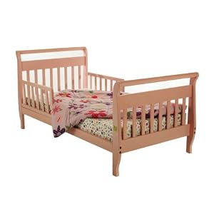 Dream On Me Classic Sleigh Toddler Bed – Pink