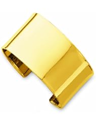 14K Gold 37mm Polished Bangle
