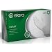 Elara FL102 Natrufit Latex Glove with Beaded Cuff, Disposable, Lightly Powdered, 0.08mm Thickness, 230mm Length, Medium (10 Packs of 100 Gloves)