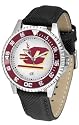 Central Michigan Chippewas Suntime Competitor Poly/Leather Band Watch - NCAA College Athletics