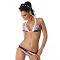 Triangel Bikini mit Muster verziert, verschiedene Farben
