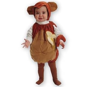Mullins Square Baby Costume, Monkey Brown