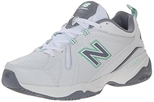 New Balance Women's WX608V4 Training Shoe, White/Mint, 7.5 B US
