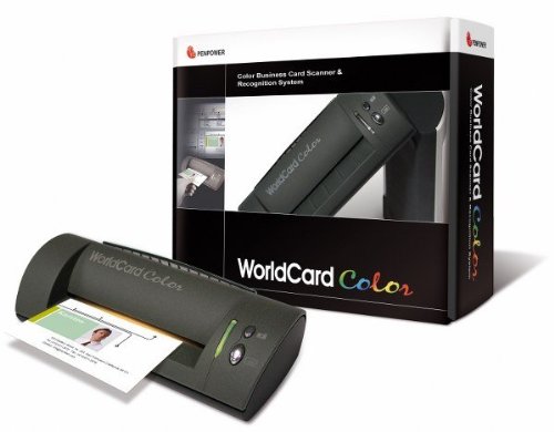 Penpower WorldCard Color Business Card Scanner. WORLDCARD COLOR A6 COLOR BUSINESS CARD SCANNER USB B-SCAN. 24 bit Color - USB