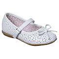 Toddler Girls' Circo® Dalila Chop Out Ballet Flat Shoes - White