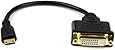 StarTech.com HDCDVIMF8IN 8-Inch Mini HDMI to M/F DVI-D Adapter