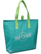 Insulated Tote Bag, 15"x12"+3" Flat Bottom, Aqua