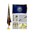 New Hampshire 3ft x 5ft Flag Flagpole Base and Tassel