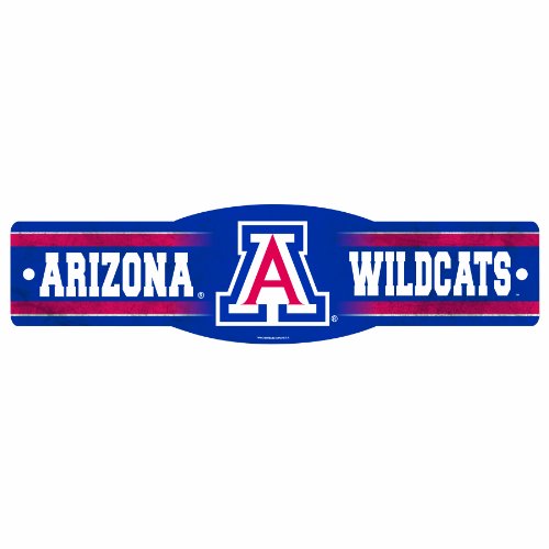 Ncaa arizona wildcats 4.5-by-17 sign