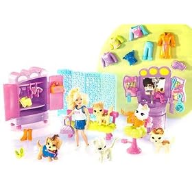 Polly Pocket Totally Trendy Pets Paw Spa Playset by Mattel