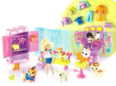 Polly Pocket Totally Trendy Pets Paw Spa Playset