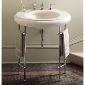 KOHLER K-6860-CP Revival Table Legs, Polished Chrome