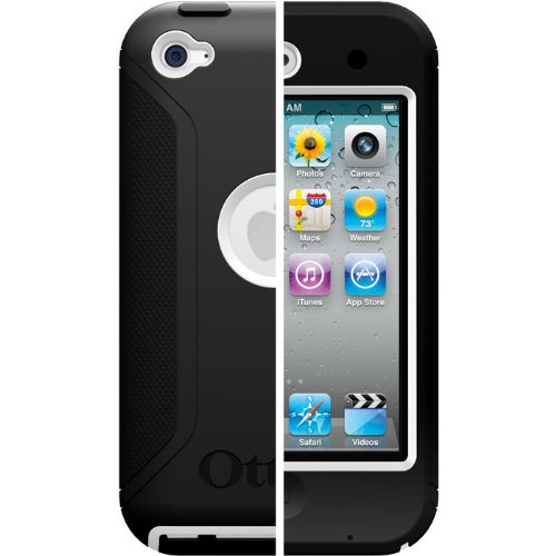 Otterbox Defender Series Case for iPod touch 4G (White Plastic/Black Silicone)