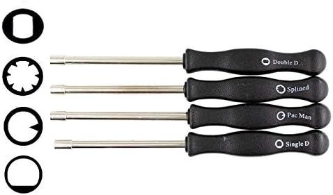 BBAUS Carburetor Carb Adjustment Tool Splined / Pac Man / Single D / Double D for 2 Cycle Engine # 530035560 308535003 308535001 308535002 (Splined &amp; Pac Man &amp; Single D &amp; Double D)