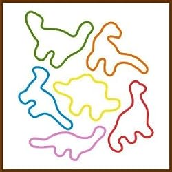 Crazy Bands Dino Glow in the Dark Rubber Bandz Band Wristband (24)
