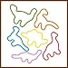 Crazy Bands Dino Glow in the Dark Rubber Bandz Band Wristband (24)