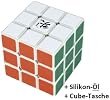Zauberw�rfel - Speedcube Dayan II Plus GuHong V2 mit Torpedos - wei� - inkl. Silikon-�l und Cubikon-Tasche