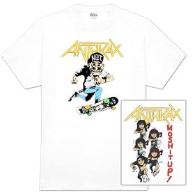 Anthrax - 80's Cartoon Specialty Products T-Shirt, L - White