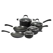 T-Fal Professional Total Nonstick 10-Piece Cookware Set, Black