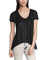 7 For All Mankind Camiseta Manga Corta (Negro)