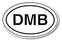 Dave Matthews Band DMB LOGO Oval Sticker