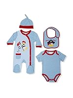 Pitter Patter Baby Gifts Conjunto (Azul)