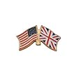 USA Flag and UK Flag Lapel Pin