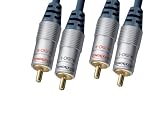 Produkt-Bild: Clicktronic HC 40-150 Audio Cinch Kabel (2x Cinch-Stecker auf 2x Cinch-Stecker, vergoldete Kontakte) 1,5 m
