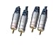 Clicktronic HC 40-150 Audio Cinch Kabel (2x Cinch-Stecker auf 2x Cinch-Stecker, vergoldete Kontakte) 1,5 m